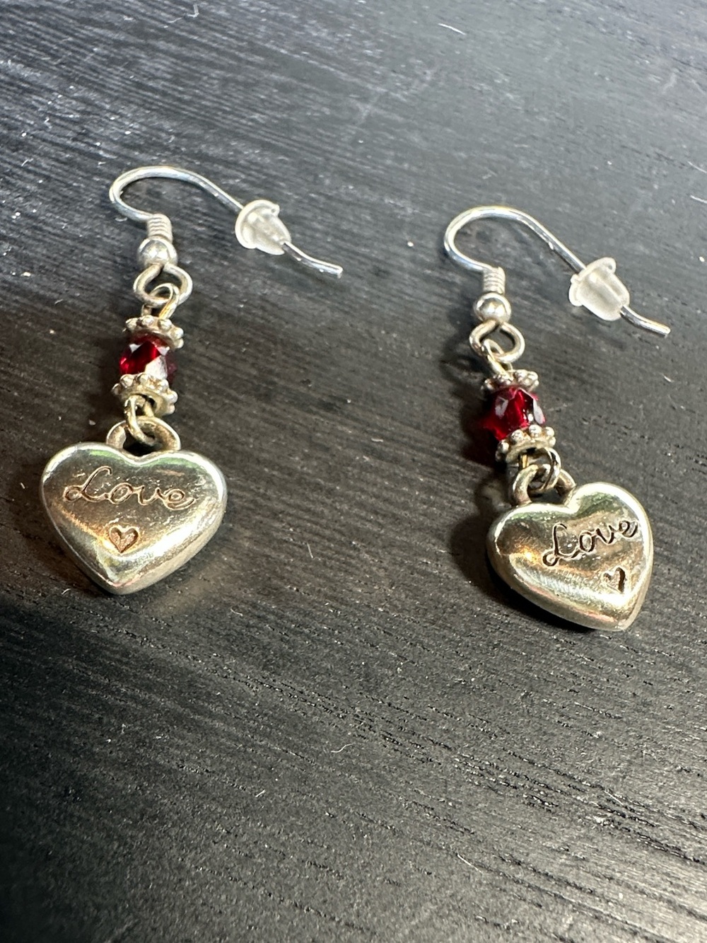 Brighton collectibles earrings “love” dangles